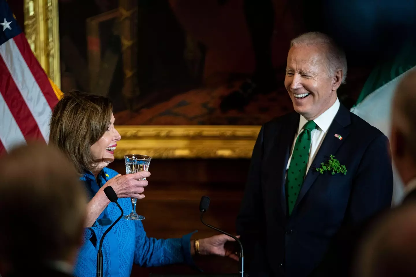 Biden spoke at the Friends of Ireland Luncheon.