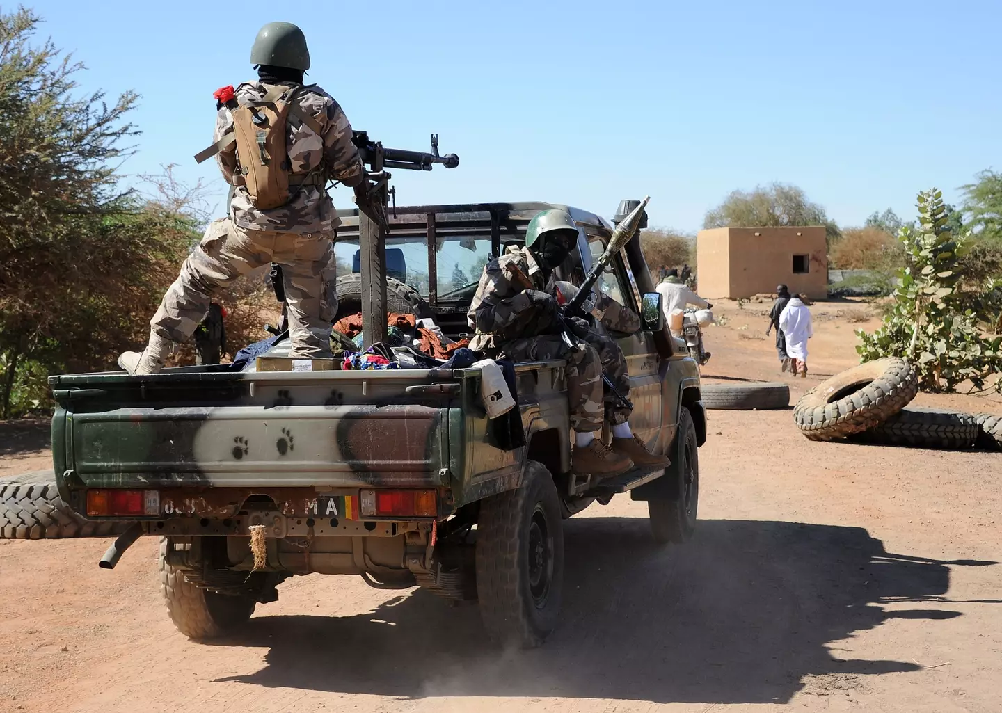 The army has governed Mali since 2021 (PASCAL GUYOT/AFP via Getty Images)