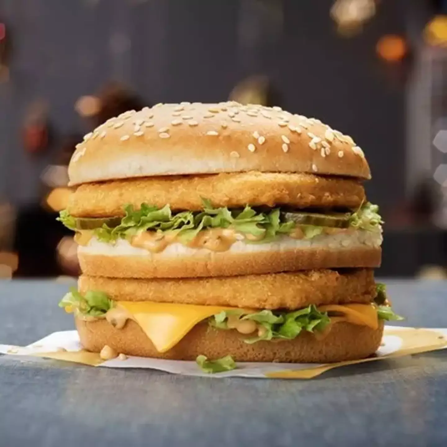 The limited edition Chicken Big Mac.