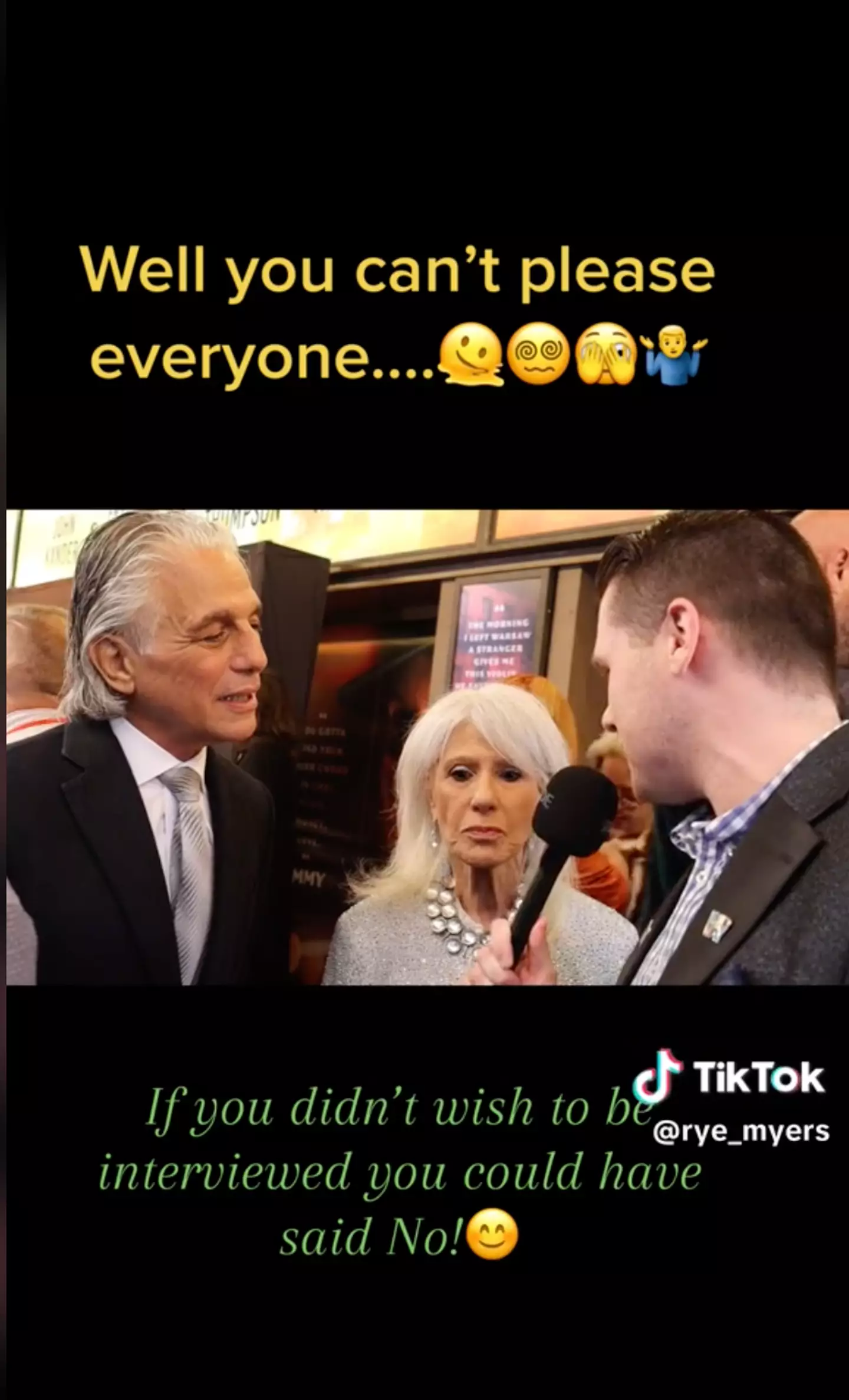Ryan Myers posted the interview to TikTok.