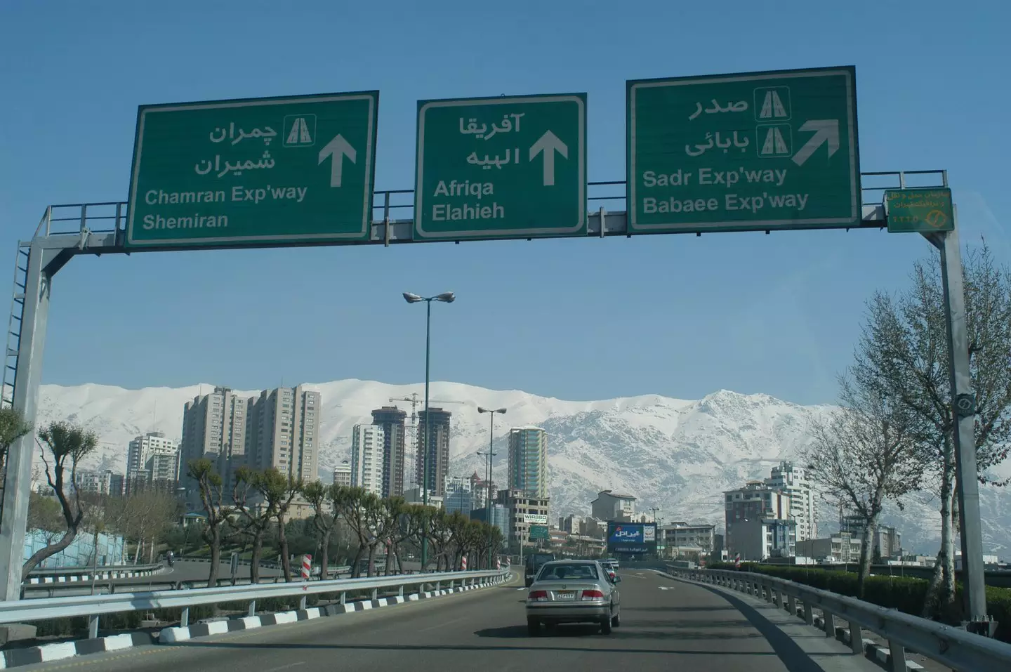 The surrounding mountains of Iran make a land invasion near impossible (Kaveh Kazemi/Getty Images)