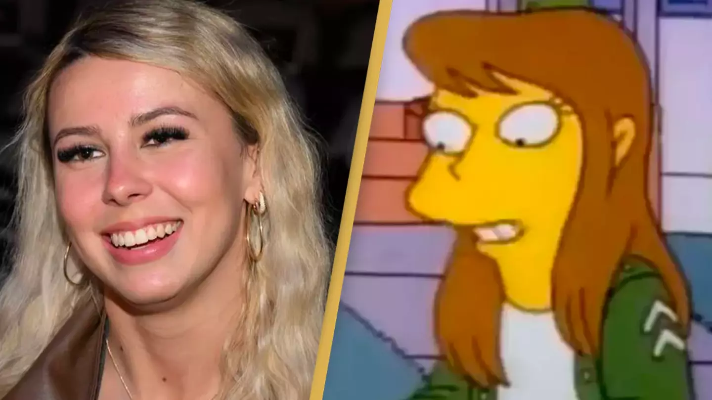 Hawk Tuah girl mysteriously spotted in The Simpsons episode that aired in 1992