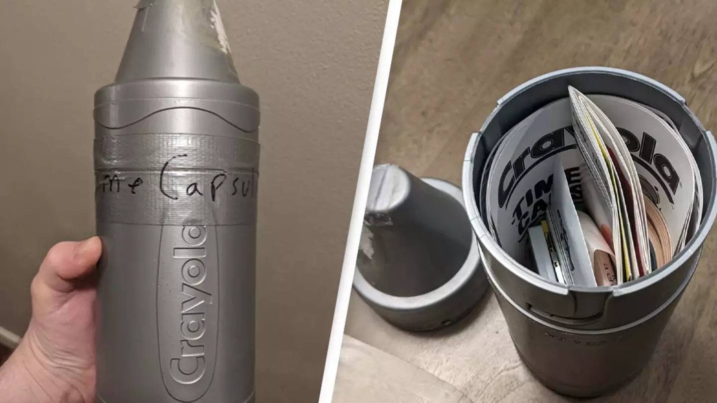 Man opens time capsule from 2000 and leaves people shocked with what he finds inside