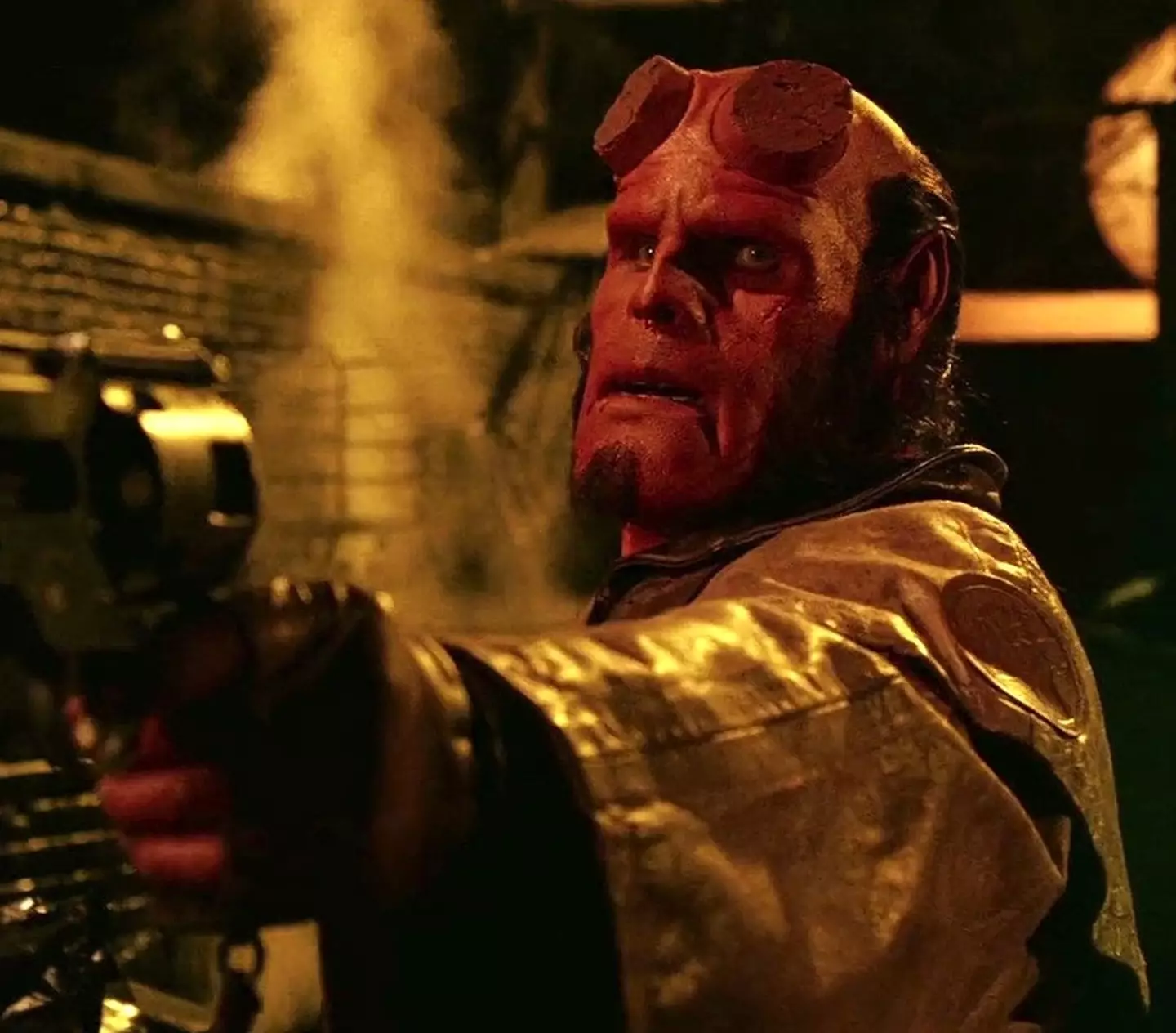 Ron Perlman in Hellboy.