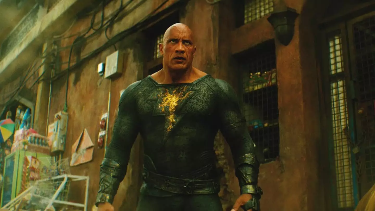 Dwayne 'The Rock' Johnson as Black Adam.