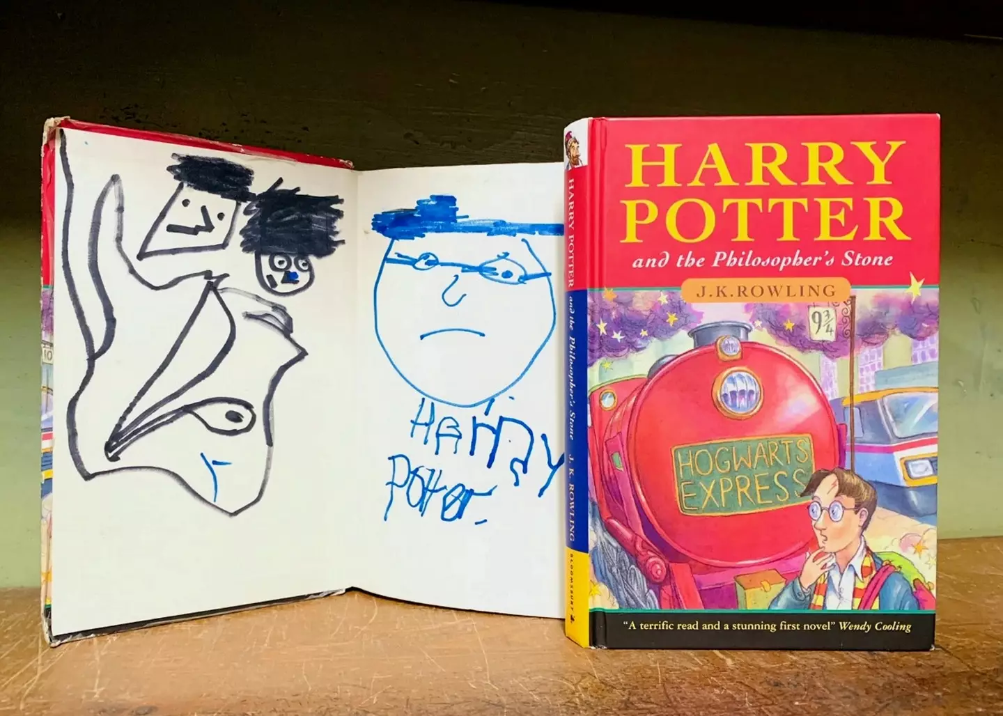 First edition Harry Potter book (SWNS)