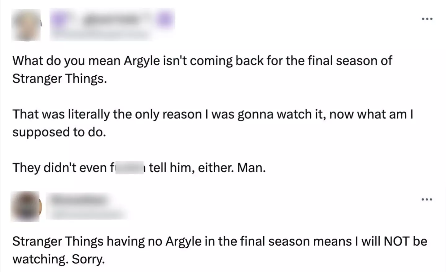 Stranger Things fans have vowed not to watch the final season.