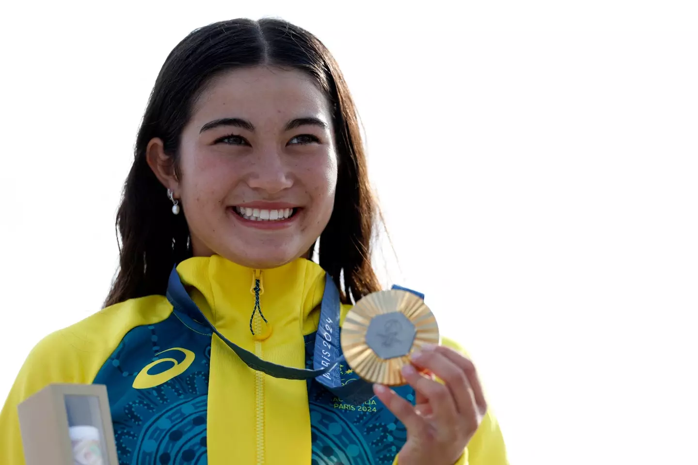 Arisa Trew took the gold. (ODD ANDERSEN/AFP via Getty Images)