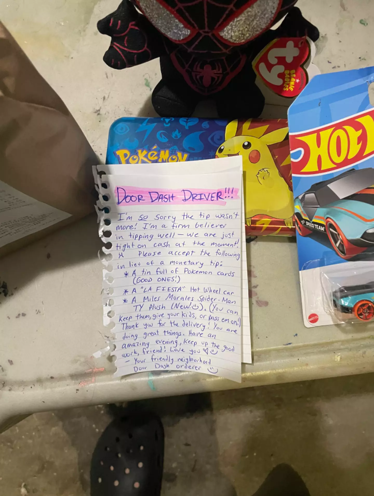 The driver was praised for their reaction.