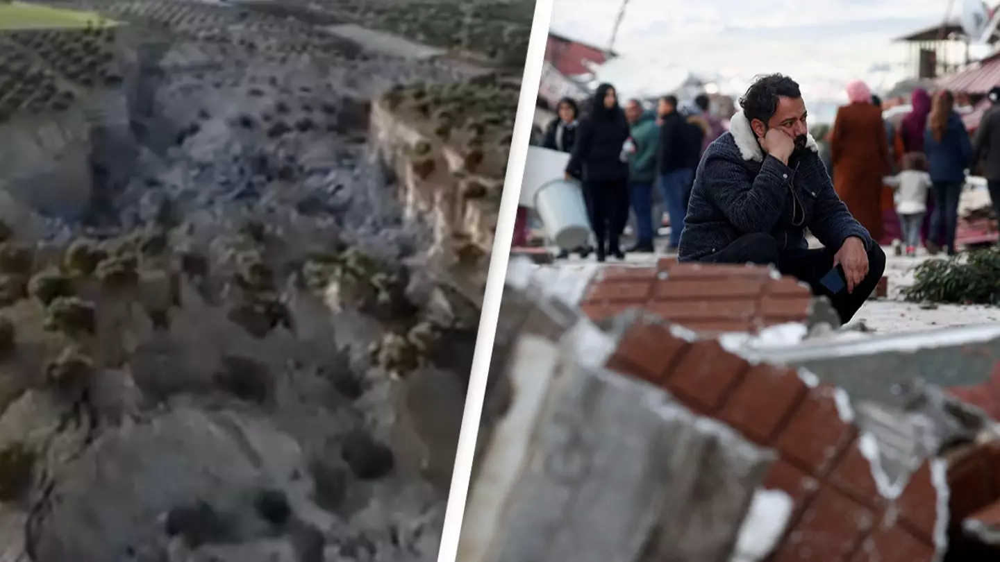 Huge chasm shows scale of Turkey and Syria earthquake devastation as death toll passes 24,000