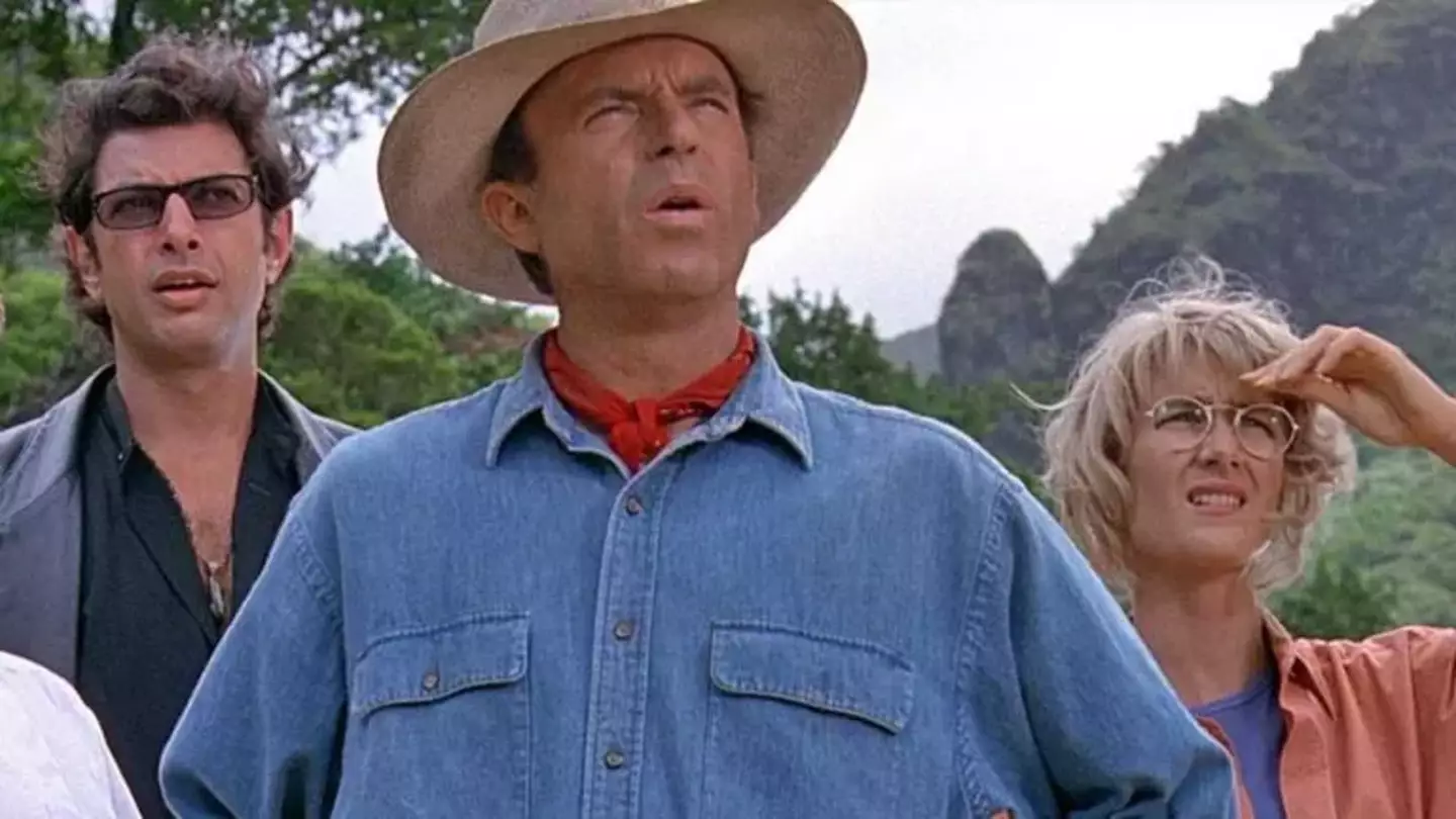 Sam Neill in Jurassic Park.