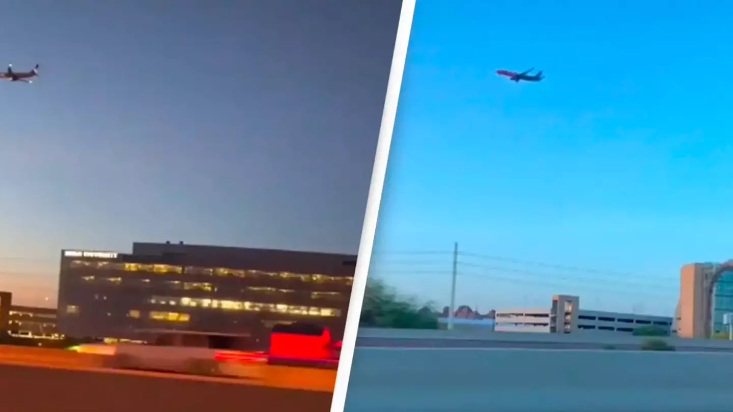 People are claiming there’s a ‘glitch in the system’ after airplane spotted not moving in sky