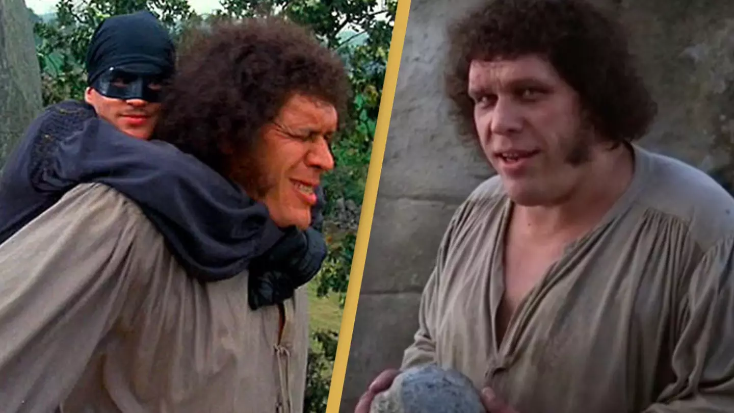 André the Giant had to be followed by a cop while filming The Princess Bride