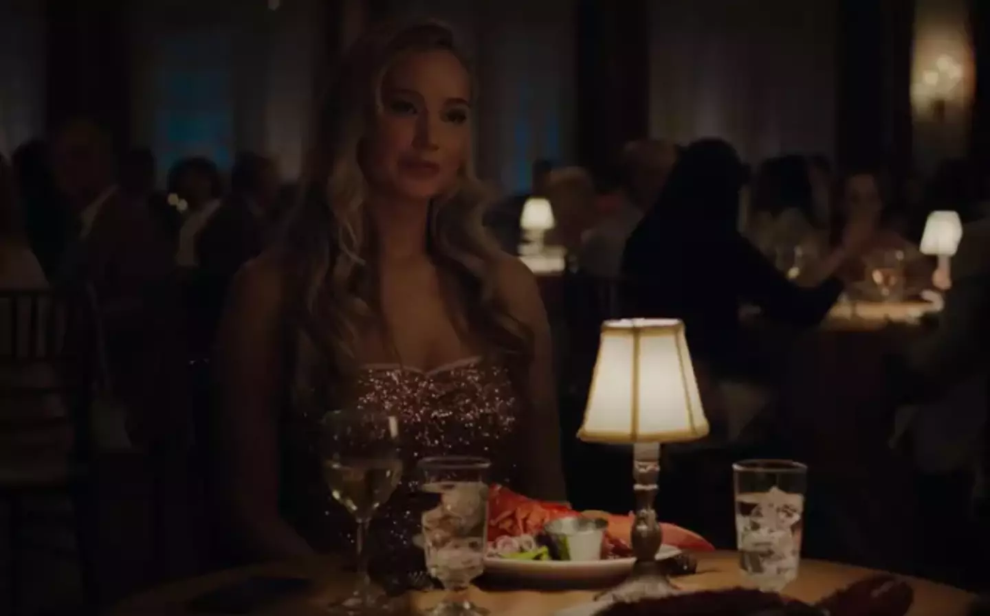 People online thought Lawrence 'stole' the show in the X-rated film (Sony Pictures)