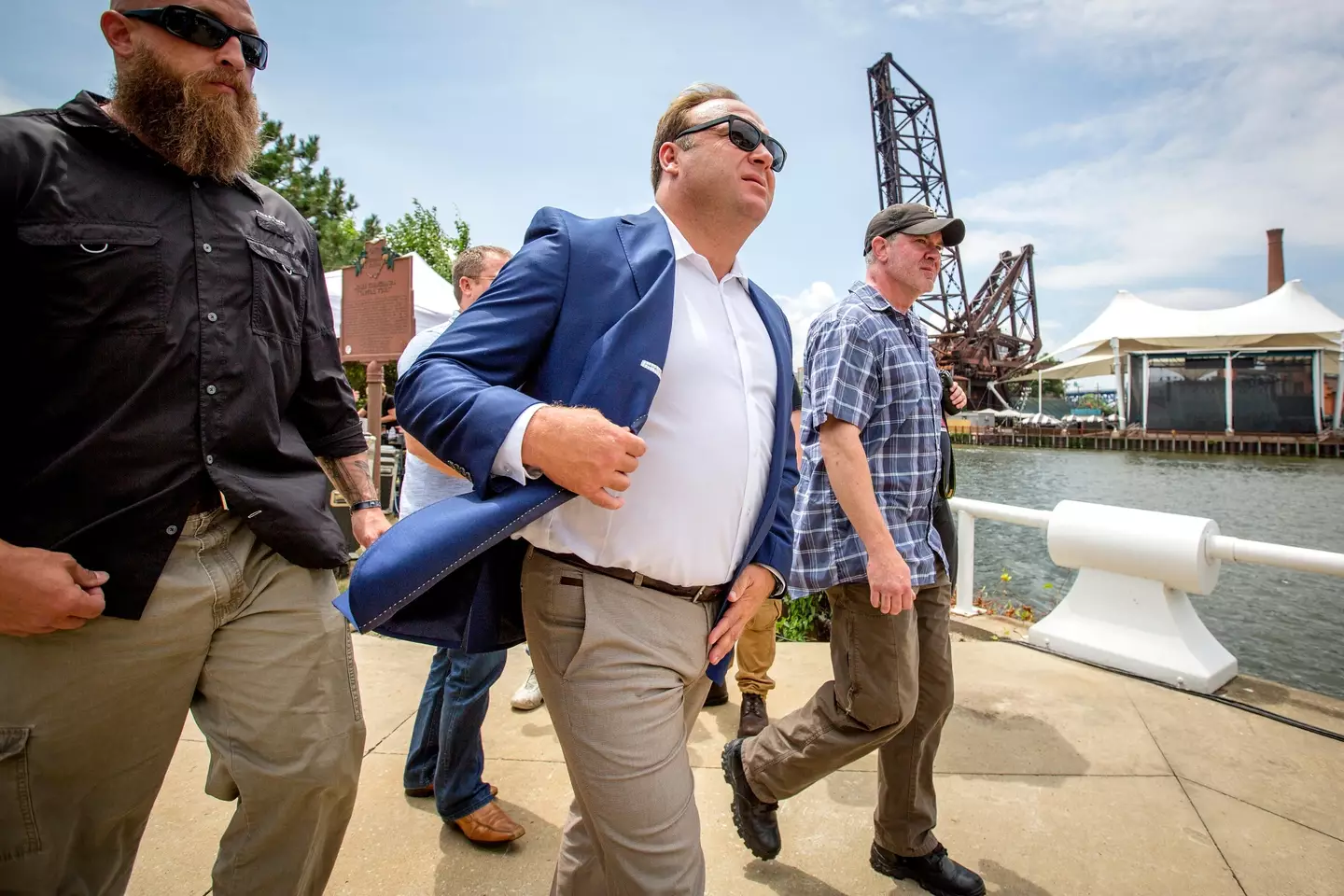 Jones is the founder of InfoWars.