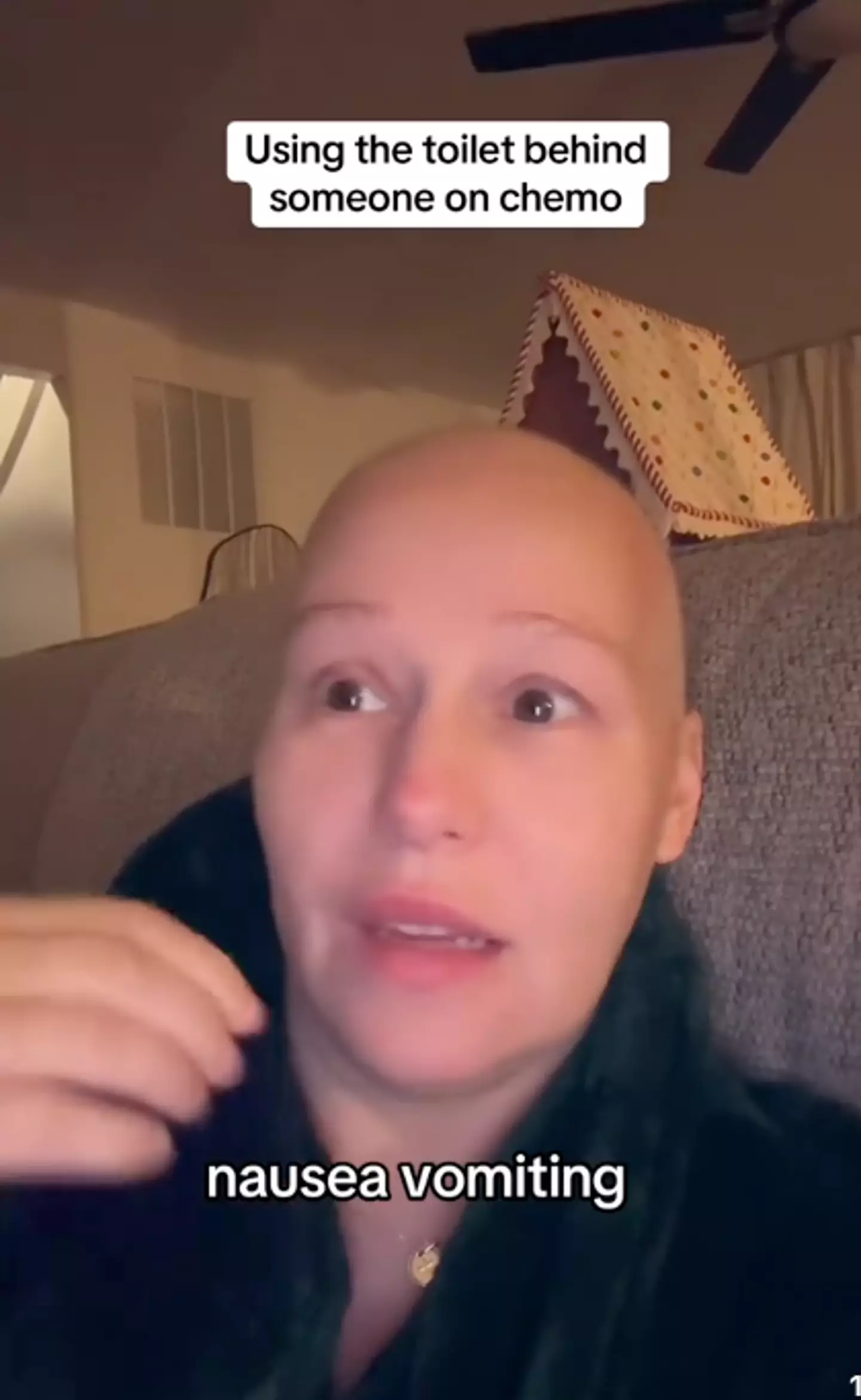 She warned other people in the household could develop side effects (