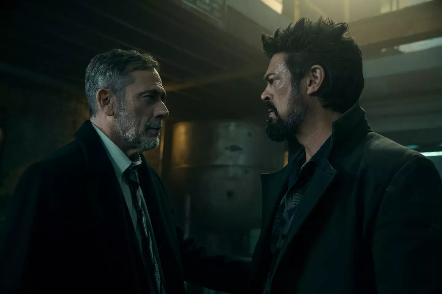 Season four introduces Jeffrey Dean Morgan in a mysterious role. (Amazon Prime Studios)