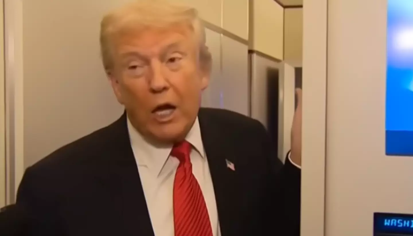 The president said a few words about the situation (Sky News Australia)