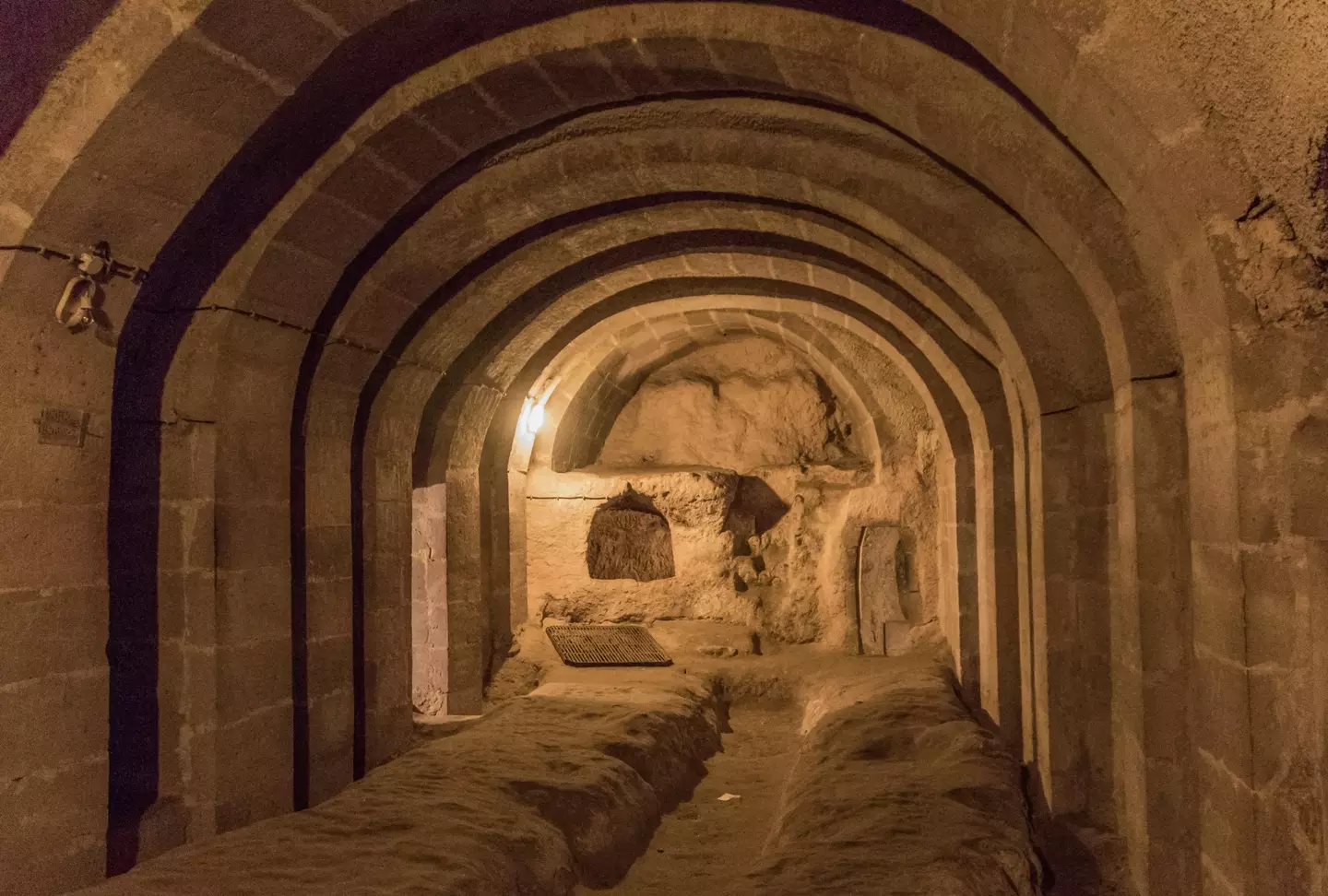 This area is thought to have been used as a school by the underground city's inhabitants.