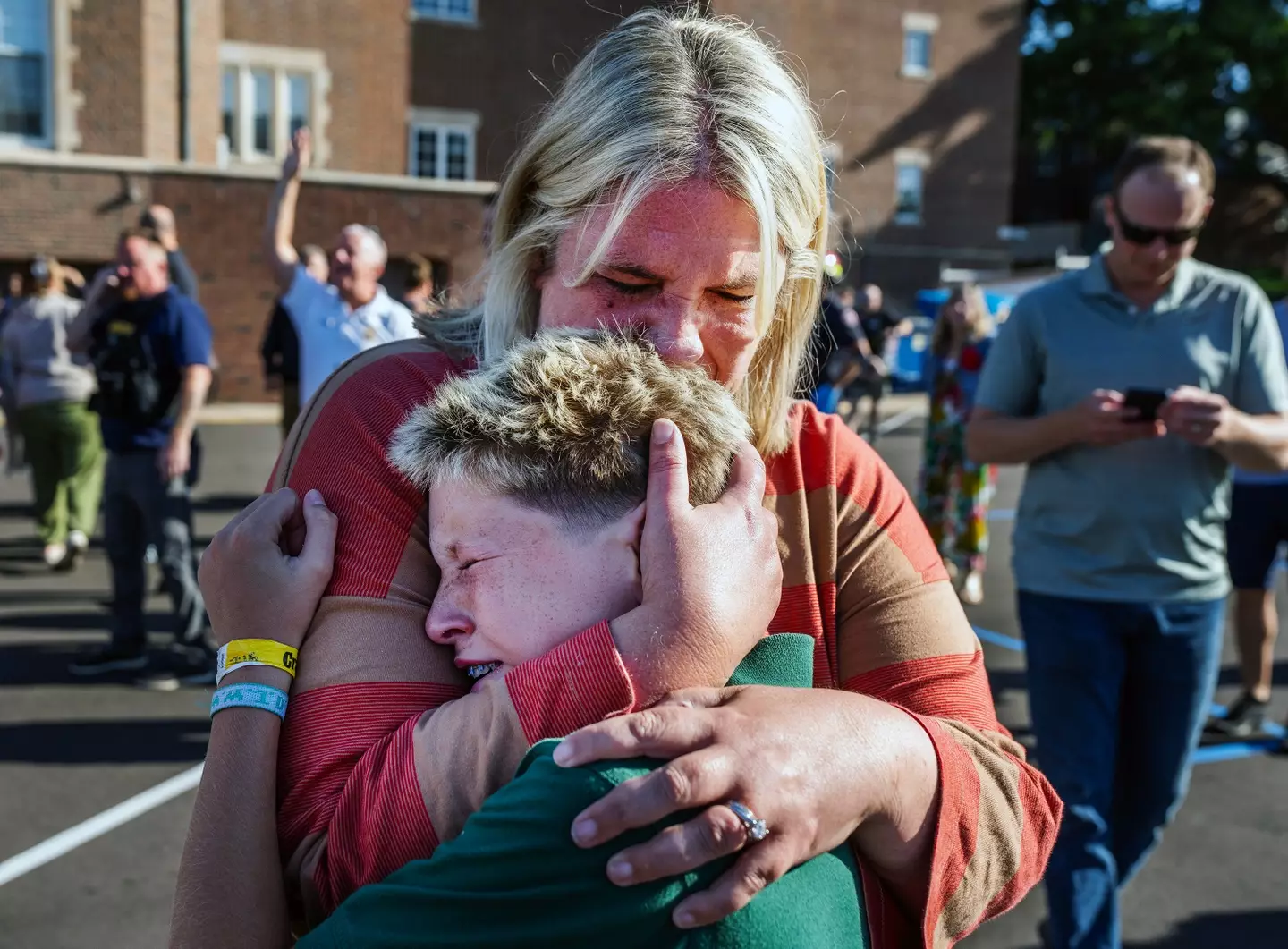 Two people have died from the shooting (RICHARD TSONG-TAATARII/The Star Tribune via Getty Images)