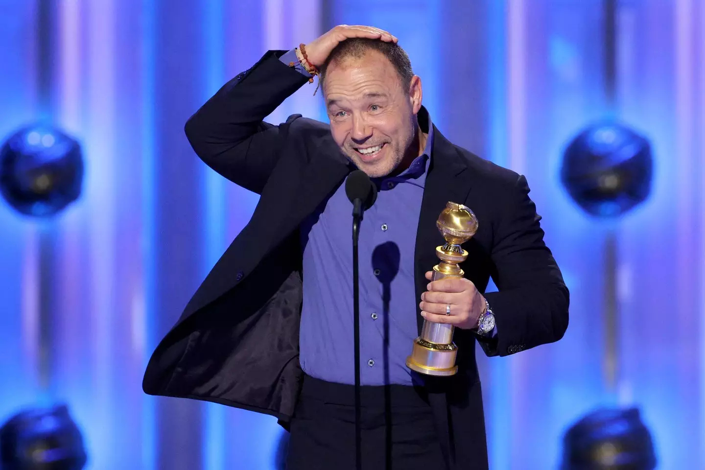Scouser Stephen Graham has been sweeping up awards season for his tear-jerking role in 'Adolescence' (Kevork Djansezian/CBS via Getty Images)