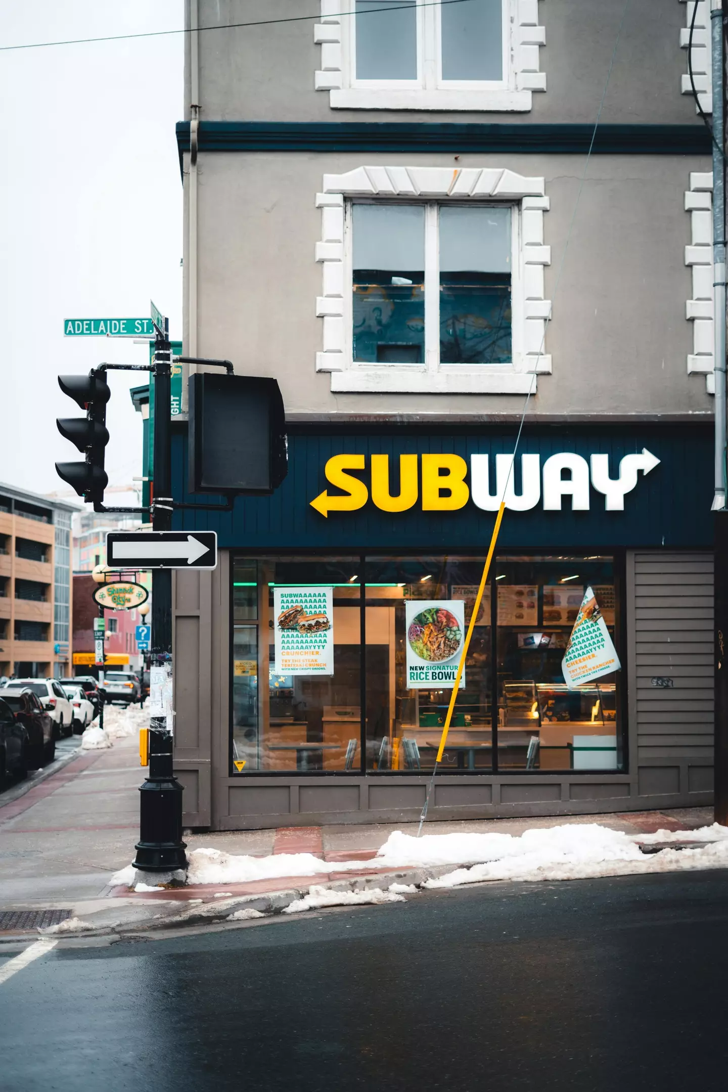 An unknown Subway store has allegedly started charging customers a service fee.