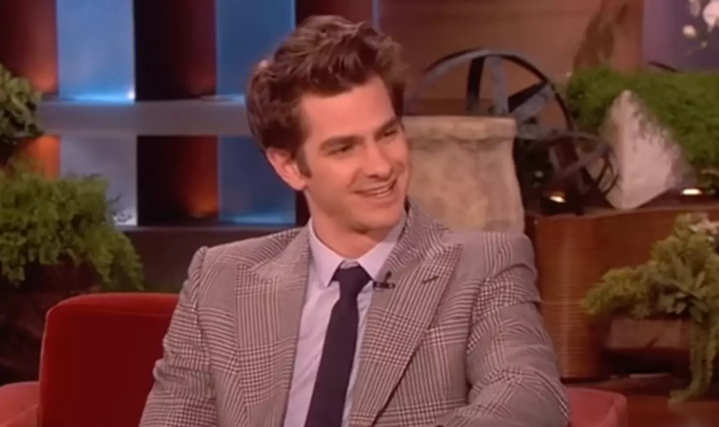 Andrew Garfield speaks the Queen's English.