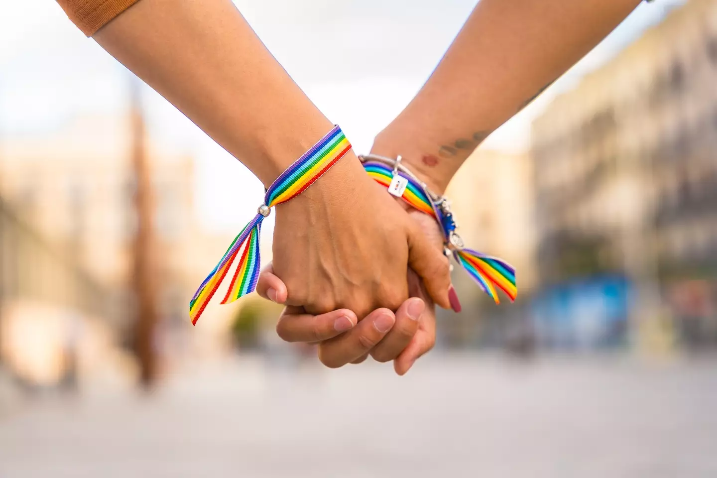 Gray-ace people might show affection in other ways (Getty Images)