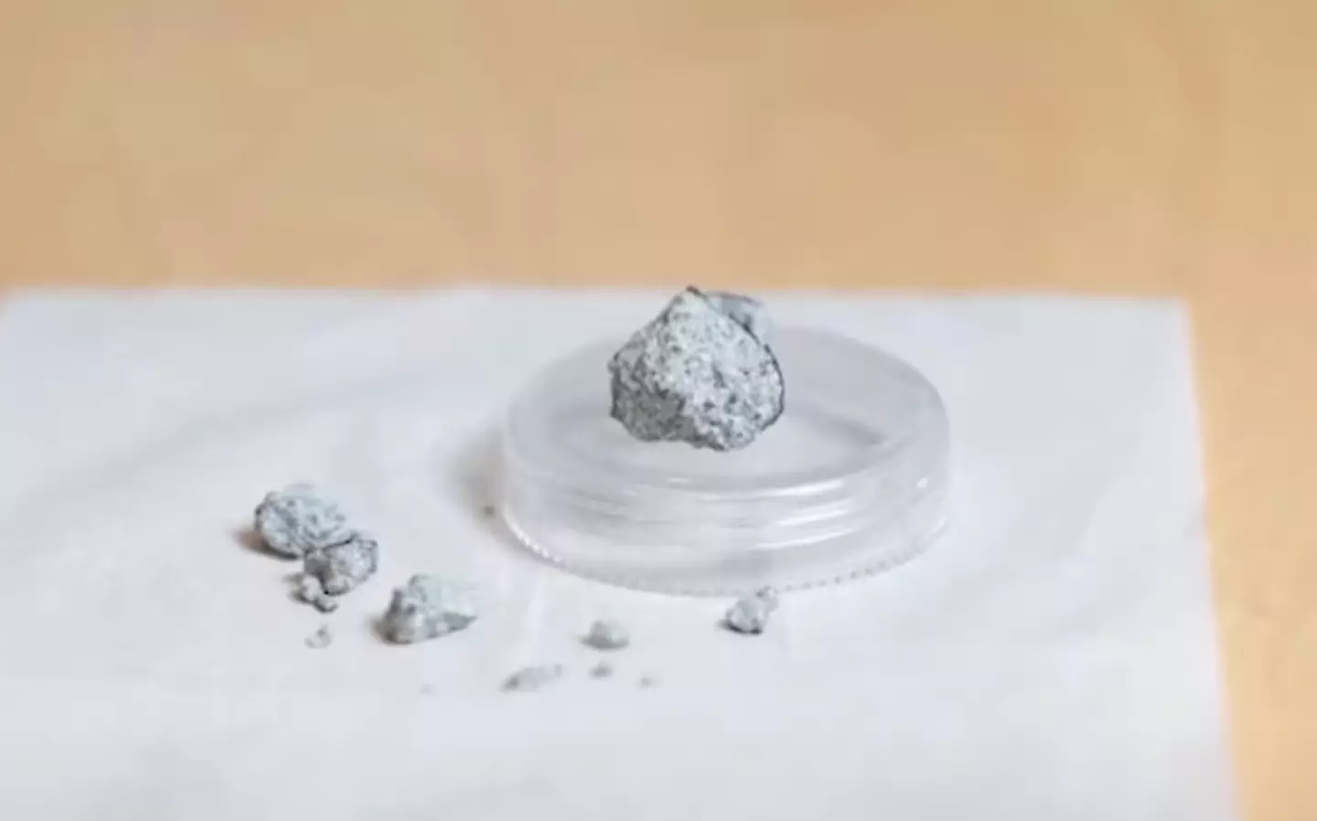 A geologist spoke of how the meteorite crashed into a person's home (University of Georgia/KVUE)