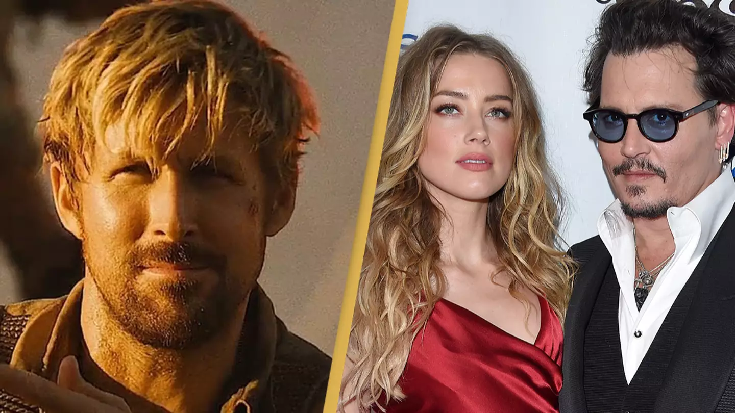 Ryan Gosling's new film is being criticised for Johnny Depp and Amber Heard ‘joke’