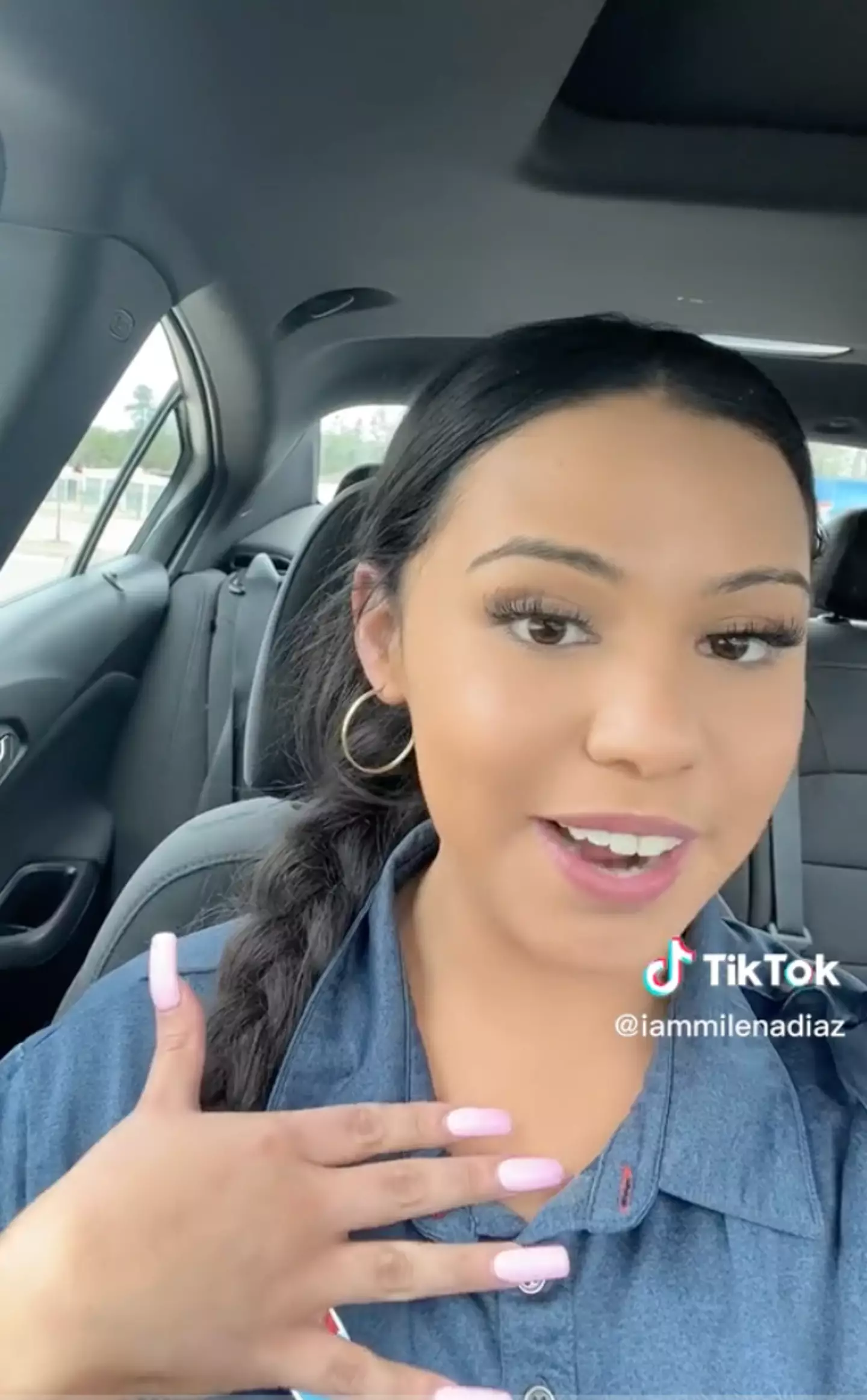 The driver shared her daily earnings to TikTok.
