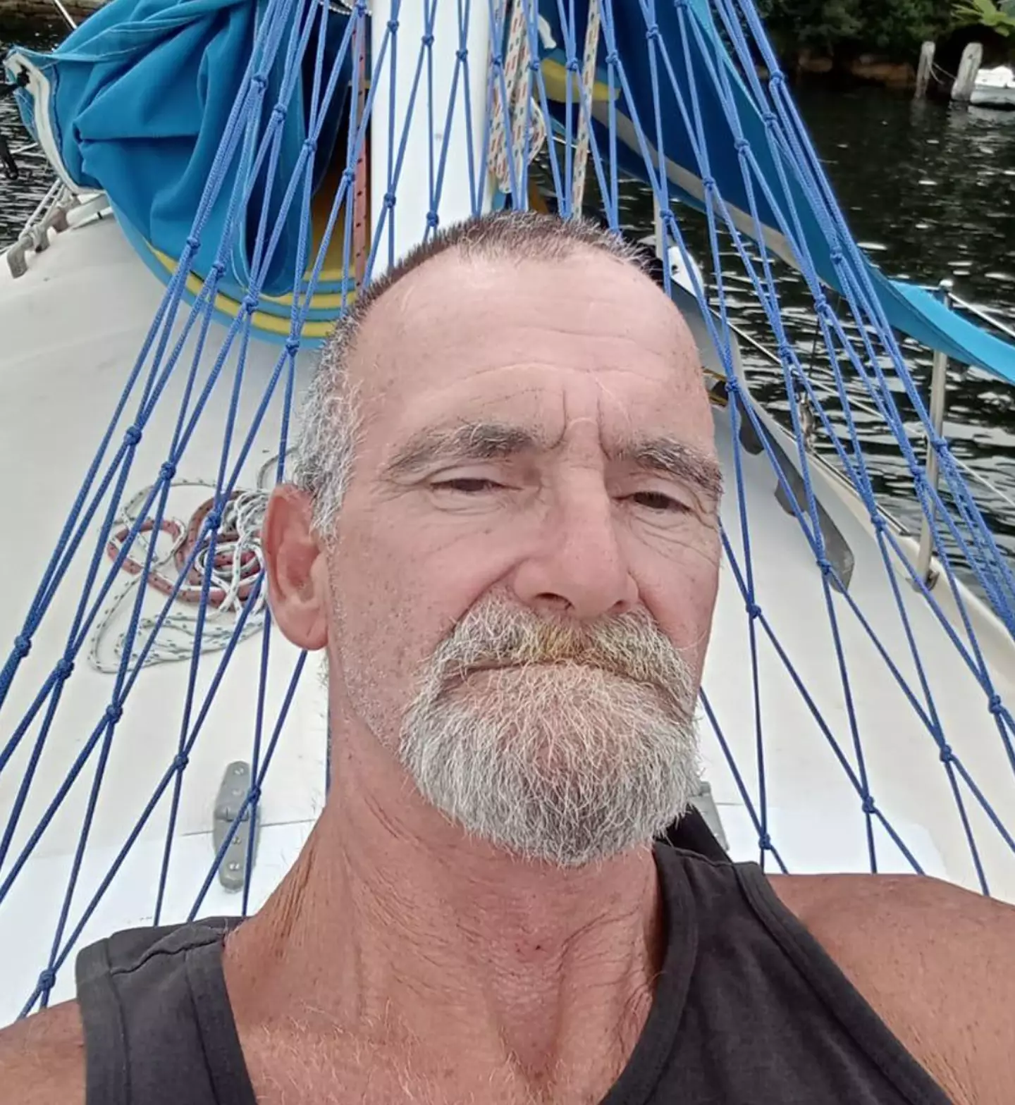 The only thing Scott is scared about is leaving his partner behind. (Scott Hollingshed/Facebook)