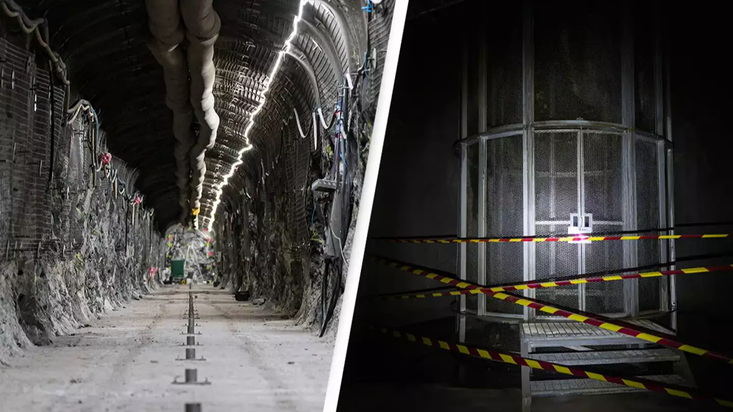 Inside the underground tunnel where no humans will be able to visit for 100,000 years