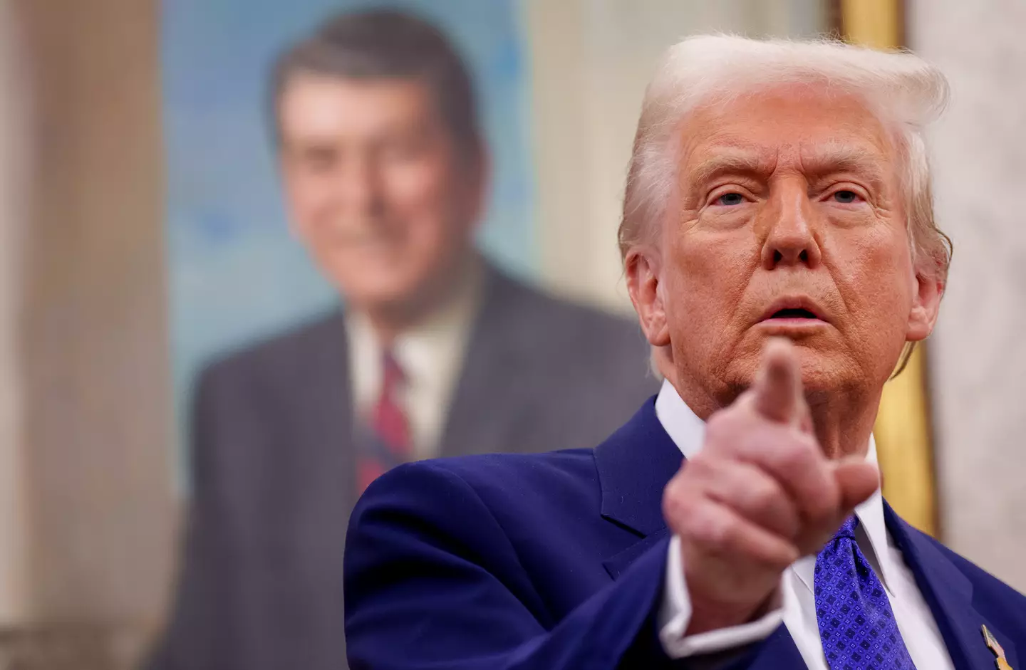 Trump doesn't think any country 'can complain' (Andrew Harnik/Getty Images)