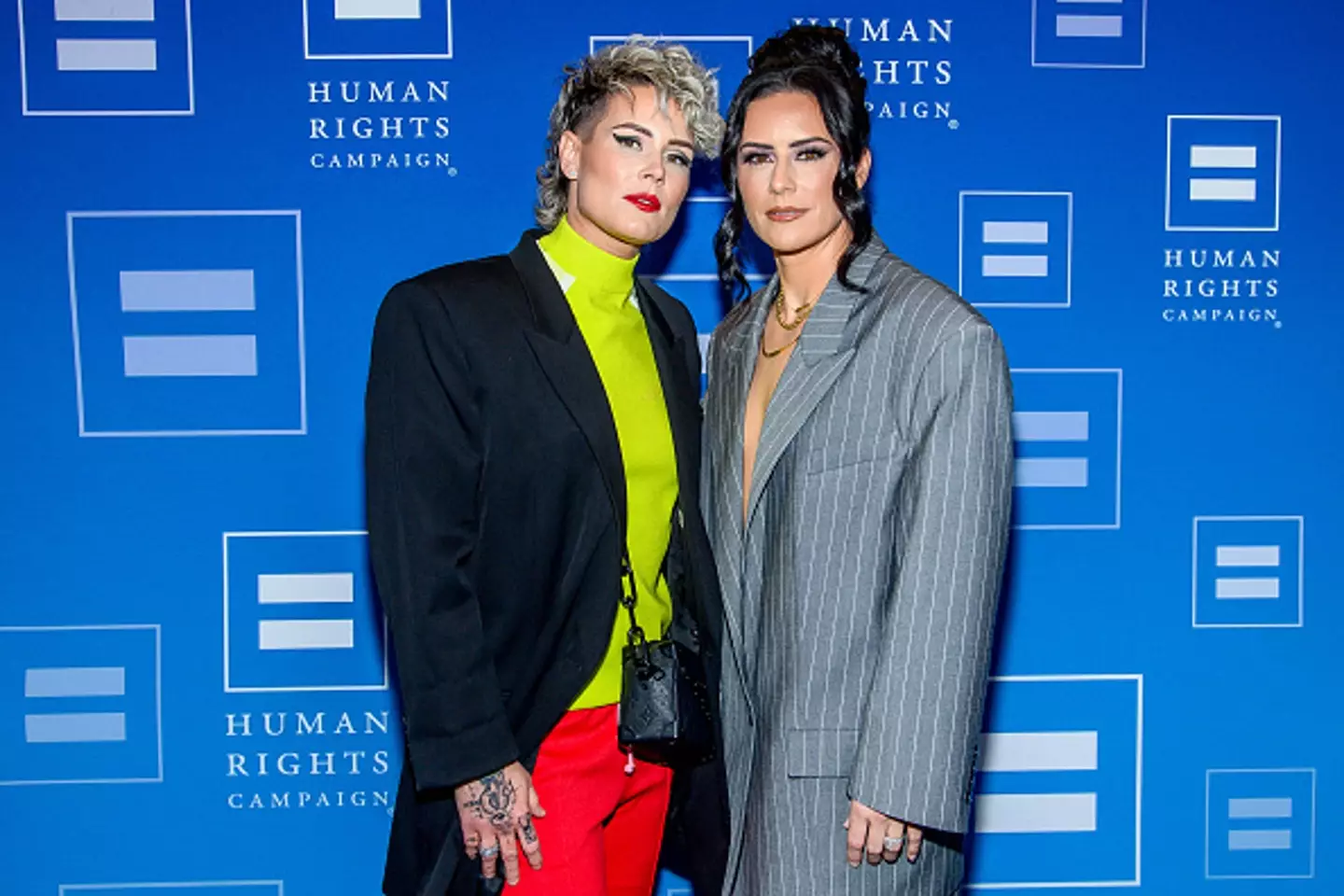 Ashlyn Harris with former partner Ali Krieger.