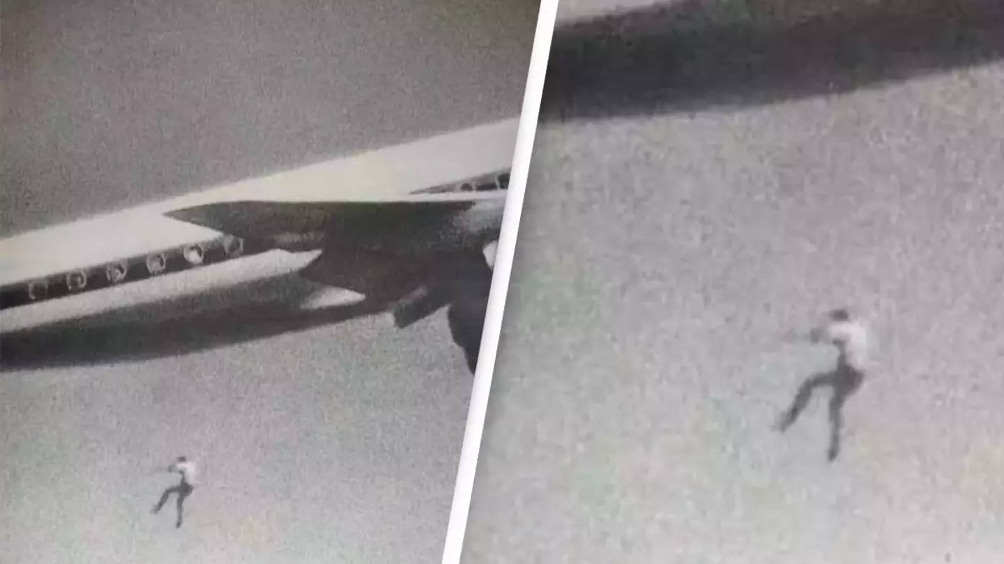 Haunting final image of 14-year-old boy who fell to his death after hiding inside wheel-well of plane