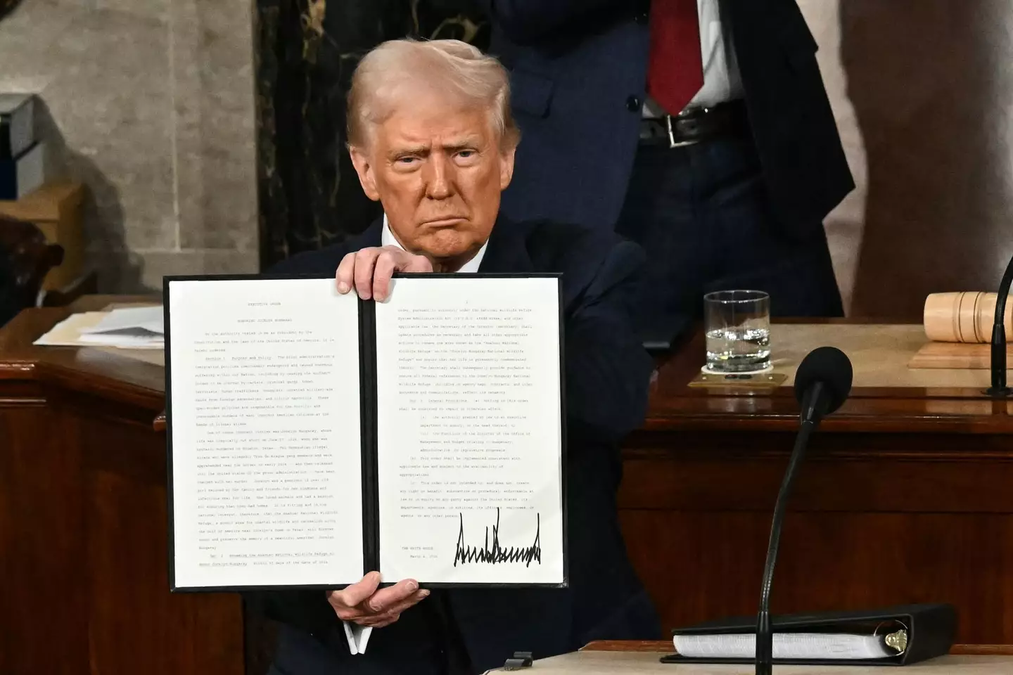 President Donald Trump is set to ban 43 countries (JIM WATSON/AFP via Getty Images)