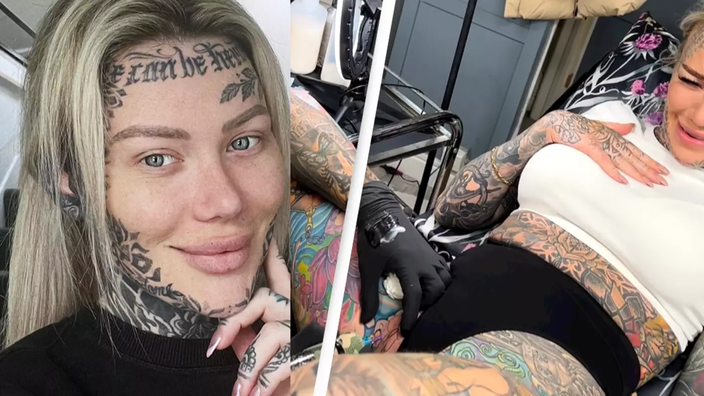 Woman with tattoos on 95% of body reveals one part 'too dangerous' even for her