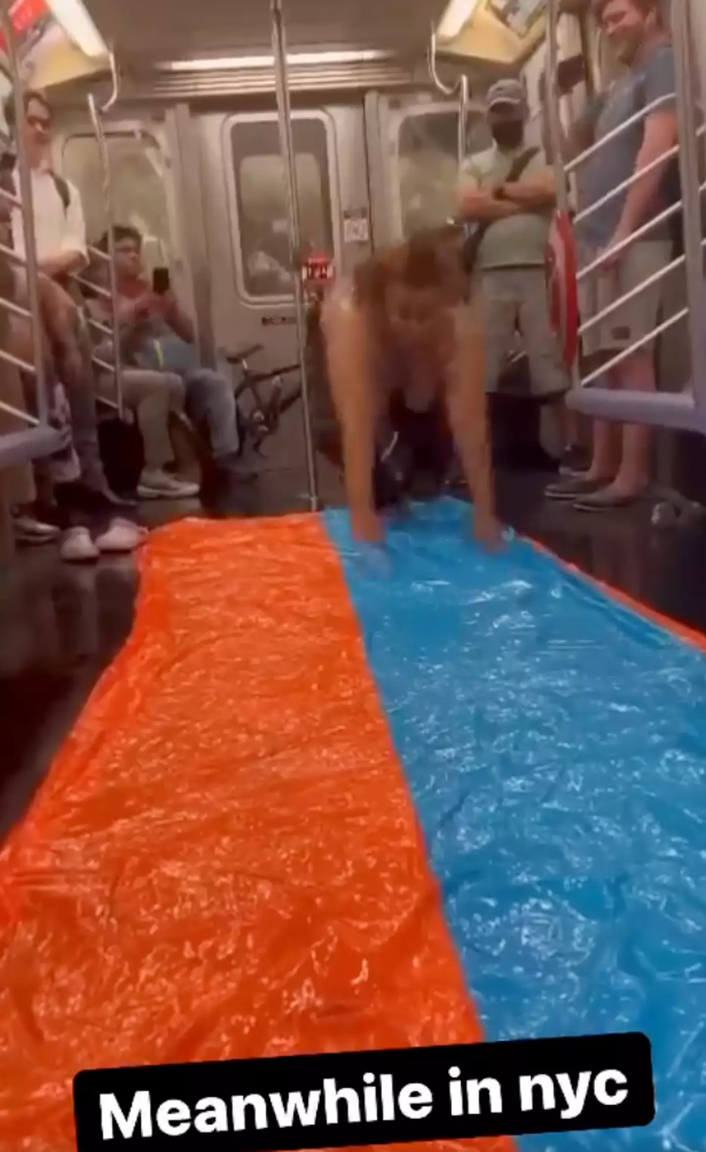 The footage has faced backlash from many Twitter users particularly given the rising cases of monkeypox and coronavirus in the city.