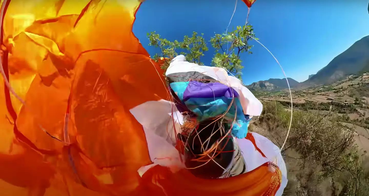 Kevin is alive and safe today after making a harsh landing.