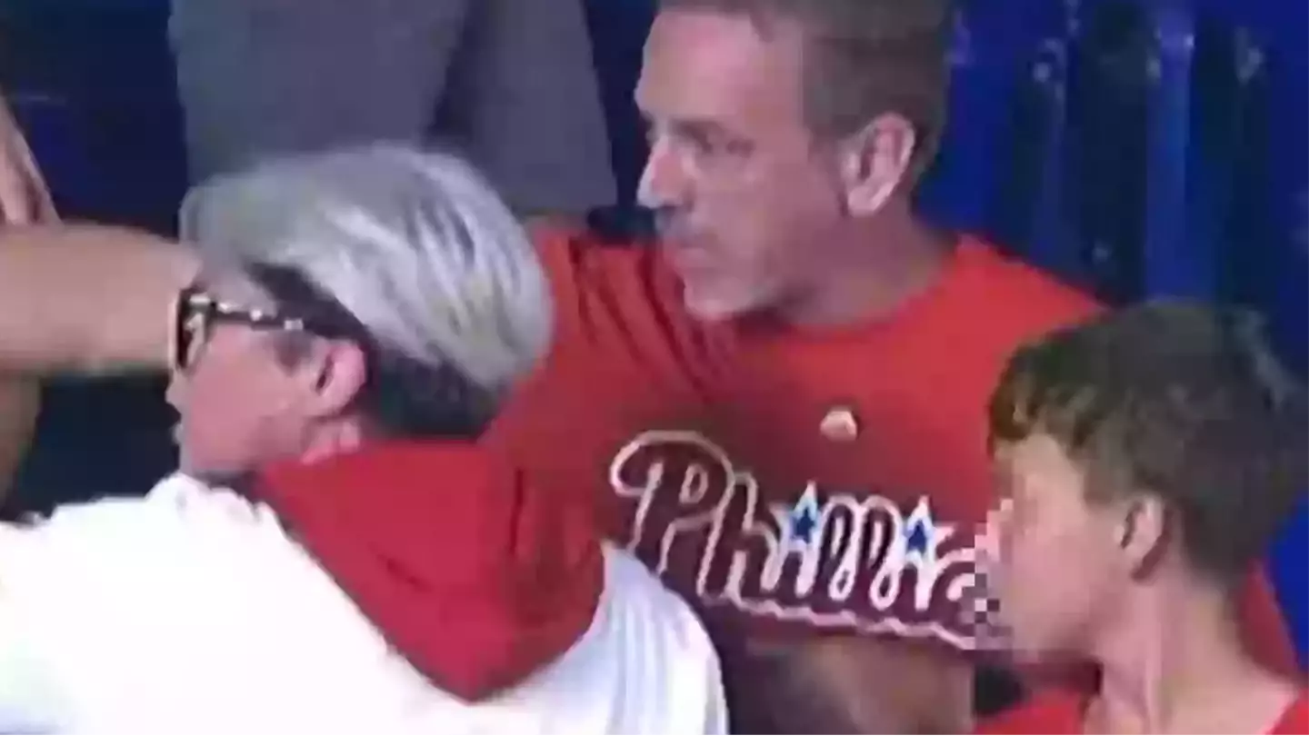 Father of young boy involved in viral clip of woman caught on live TV doing controversial act speaks out
