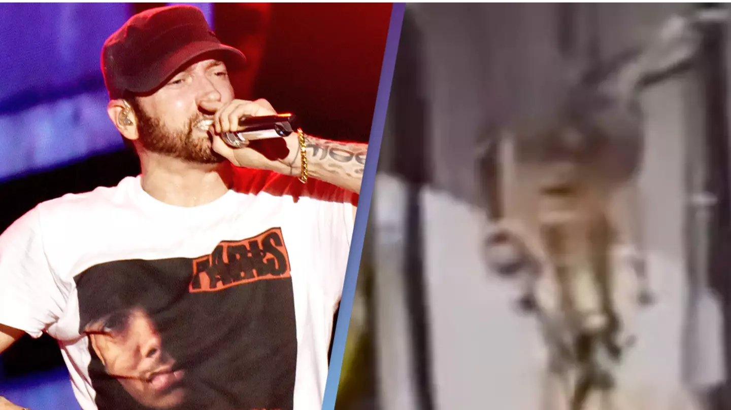 Moment that changed Eminem’s career forever caught on camera
