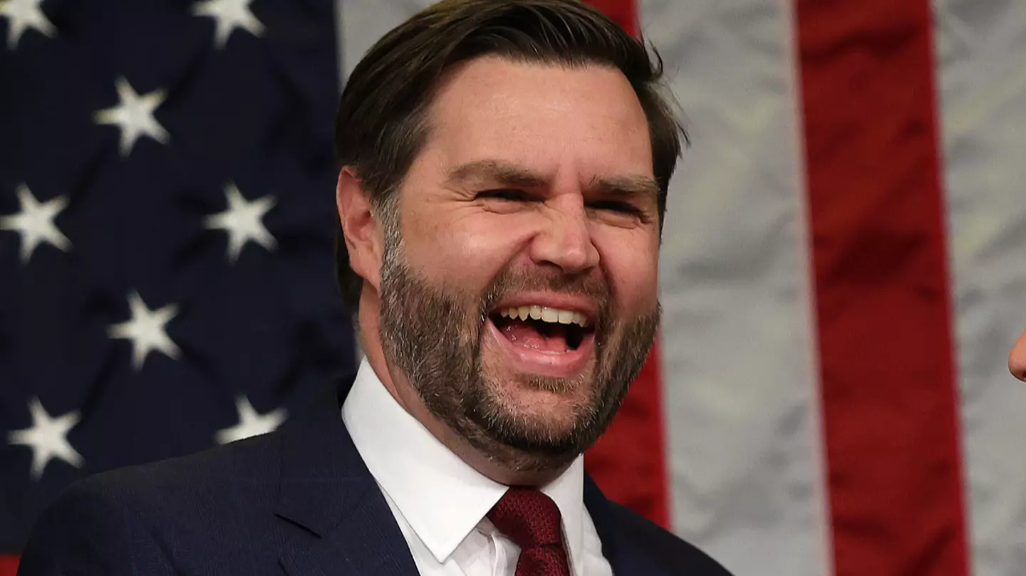 Lip reader 'reveals' JD Vance's three-word threat as Donald Trump delivered Congressional address