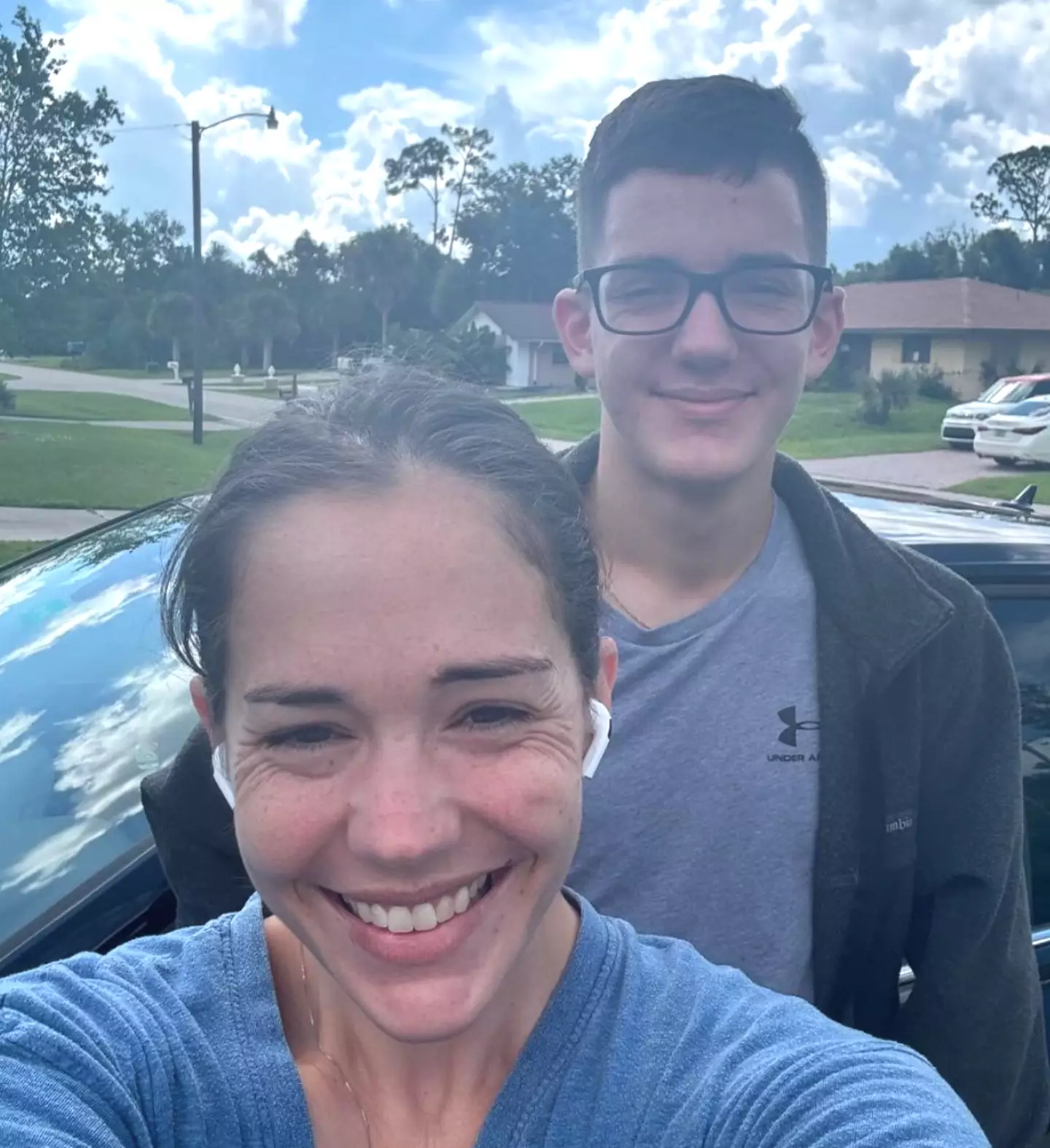 Collin Griffith pictured with his mom Catherine (@cathygriffith1985/Instagram)