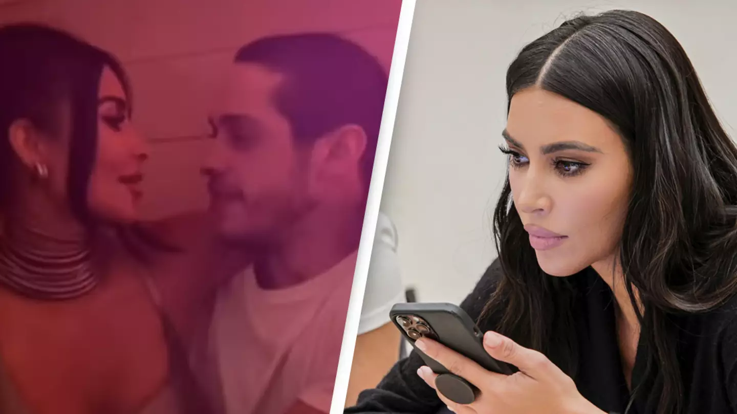 Kim Kardashian Responds To Claims She Photoshopped Pete Davidson’s Jawline