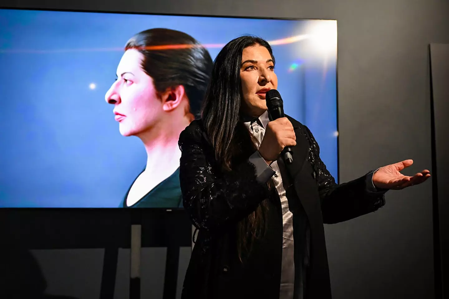 She recently explained why she let fashion designer Riccardo Tisci 'suck her t**' for a collaboration (Jeff Spicer/Getty Images for TAEX — Marina Abramovic Element Preview)