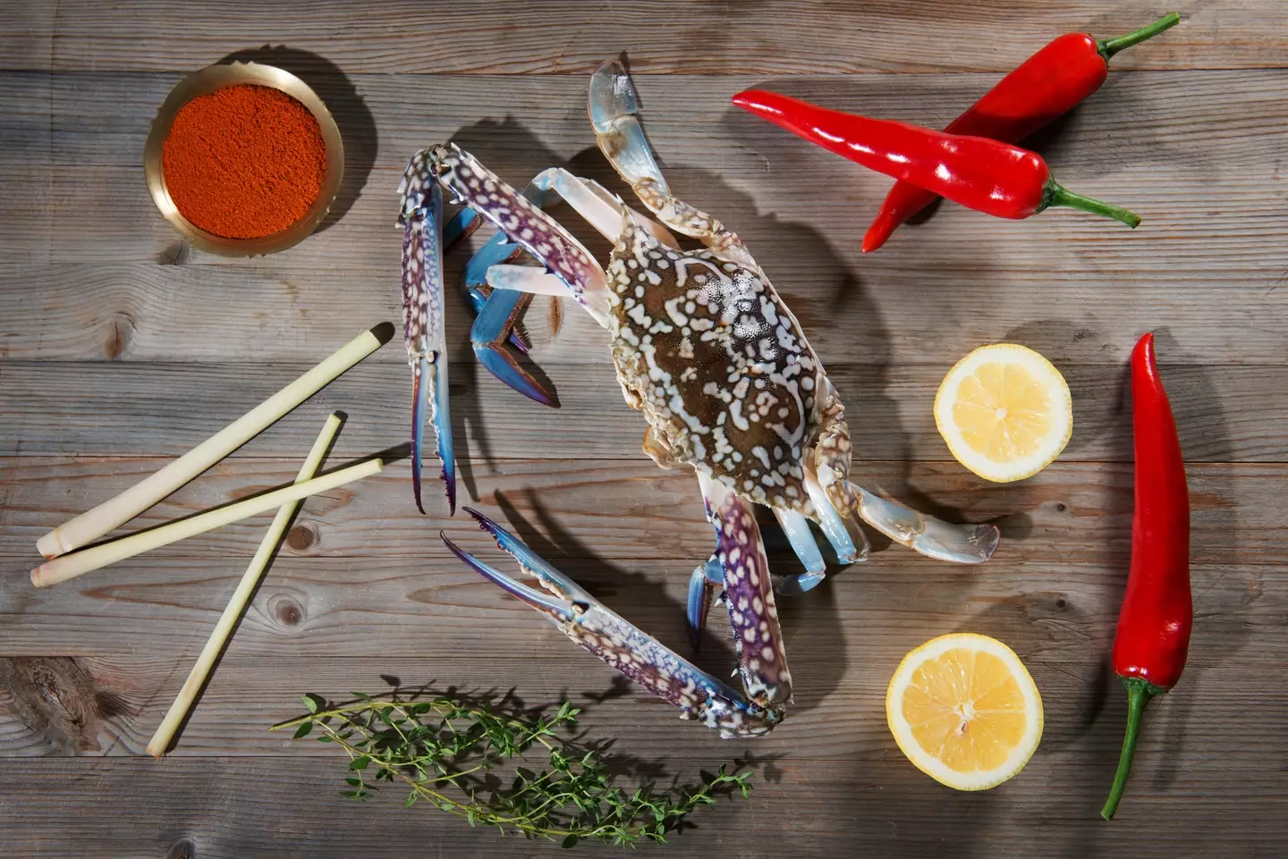 Lu didn't mess about with any seasoning or cooking, he just popped it in and swallowed it whole.