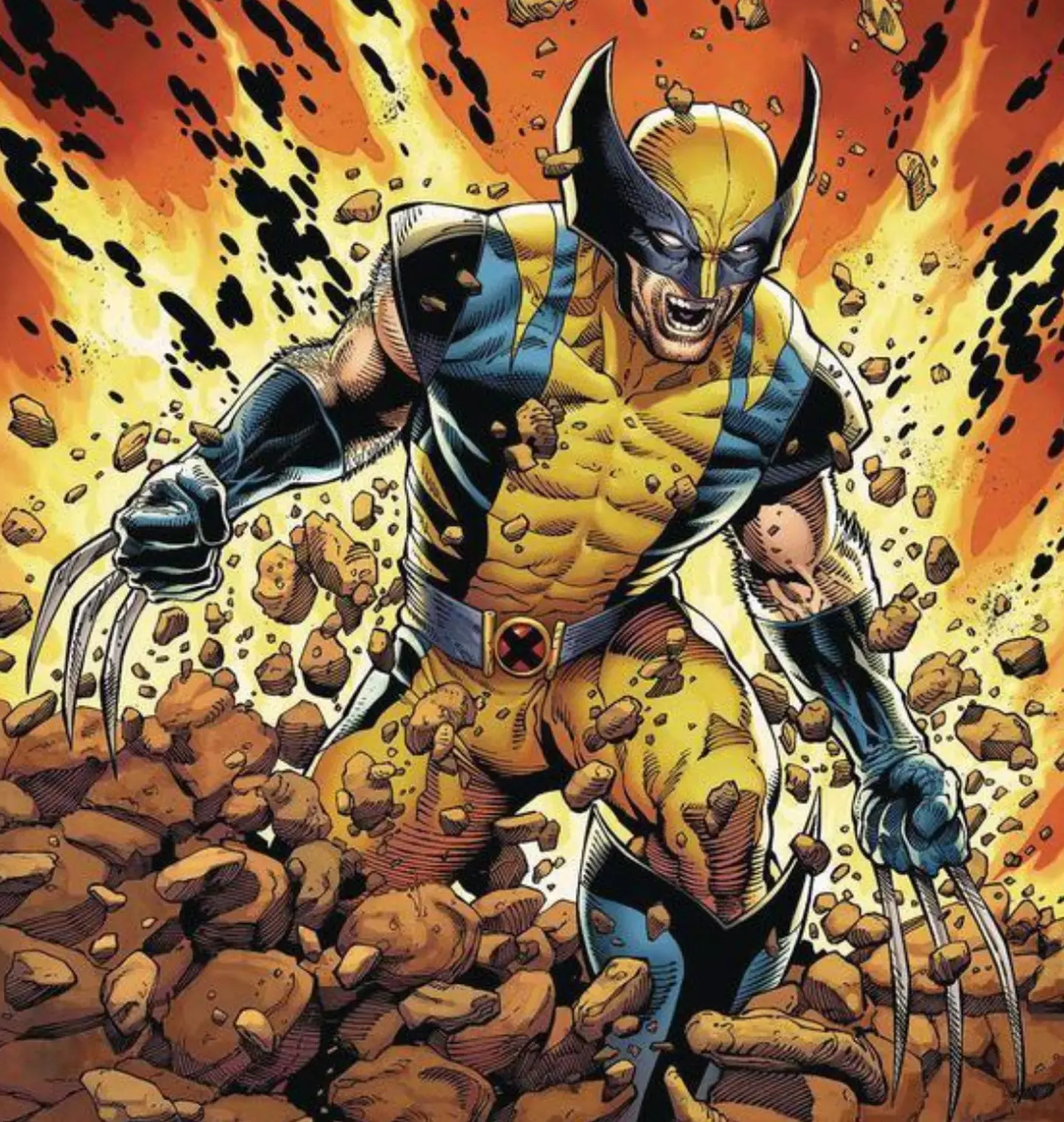 Wolverine's new suit is slightly different to his original one from the comic books.