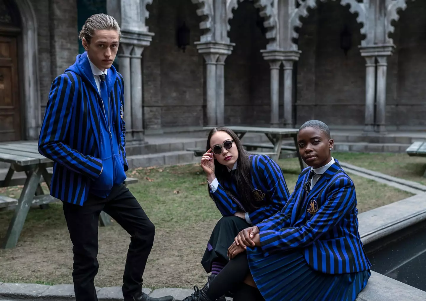 Percy Hynes White (left) will not be returning. (Netflix)