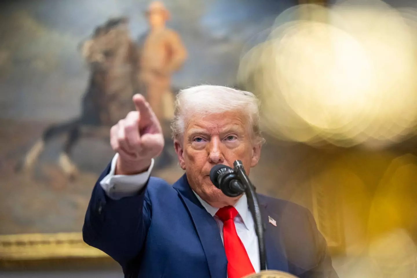 Trump has dubbed nuclear weapons as the 'greatest' threat (ROBERTO SCHMIDT/AFP via Getty Images)